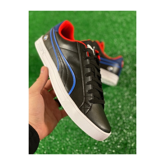 Puma Shoes Puma Bmw Mms Smash Vulc V3 Lo Mens Sneakers Black